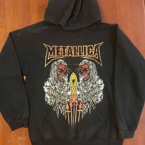 Metallica Men’s Sanitarium Hooded Sweatshirt Black Size Medium